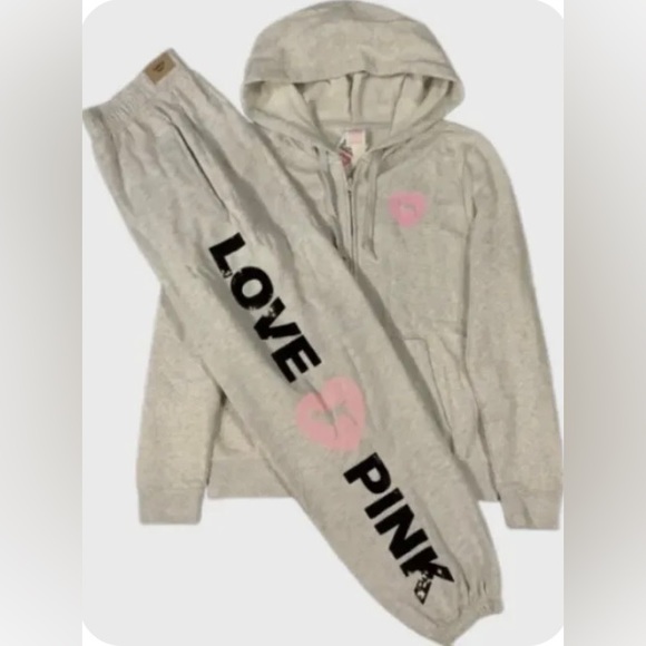 Victoria's Secret Pink Originals Bling fullzip
Hoodie & Sweatpants size Xl XXl - Picture 4 of 11